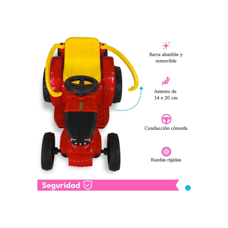 Carro Montable El&eacute;ctrico 2 En 1 Bluetooth Bast&oacute;... image number null