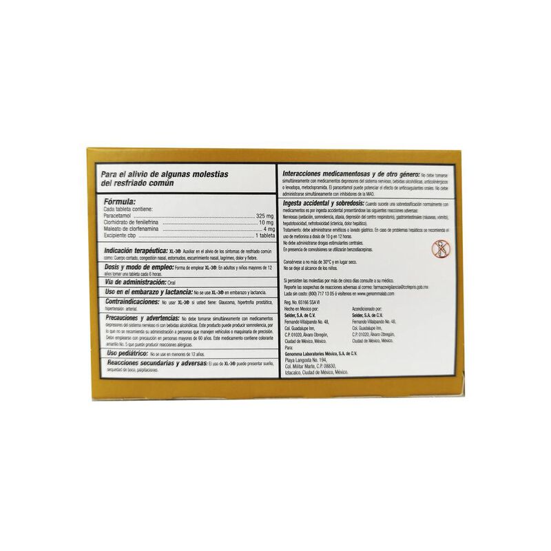Xl-3 4/10/325 Mg 10 Tableta(s) image number null