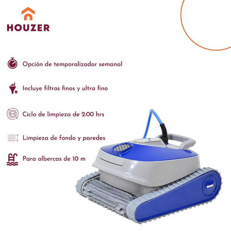 Robot Aspiradora Limpia Albercas Barredora Prof... image number null
