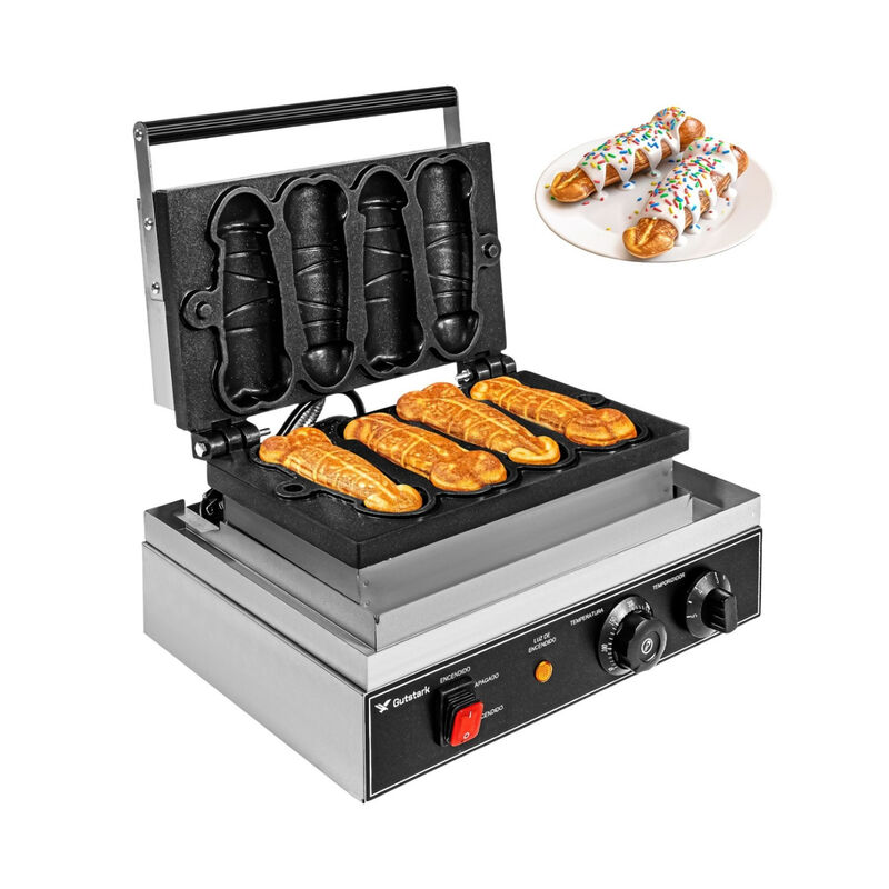 Wafflera Antiadherente Electrica Moldes Figuras... image number null