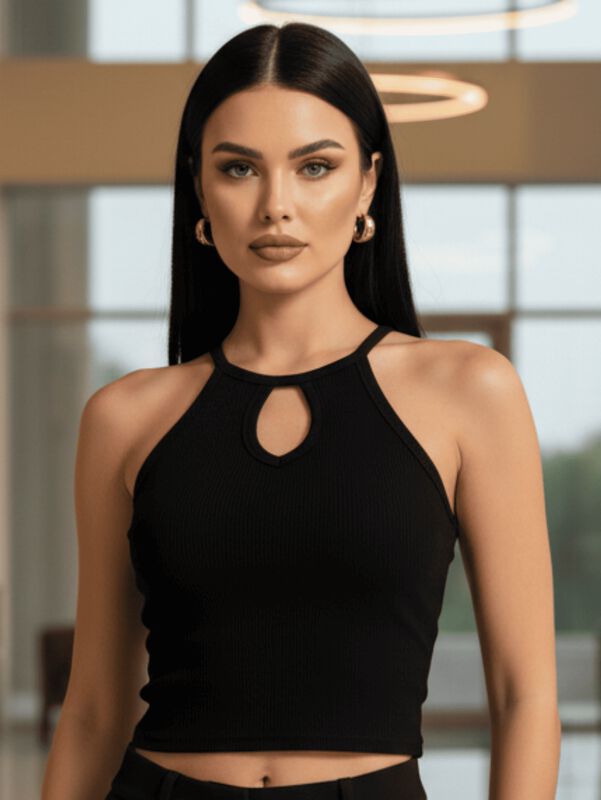 Set 2 Piezas Blusa y Legging Tipo Piel para Muj... image number null