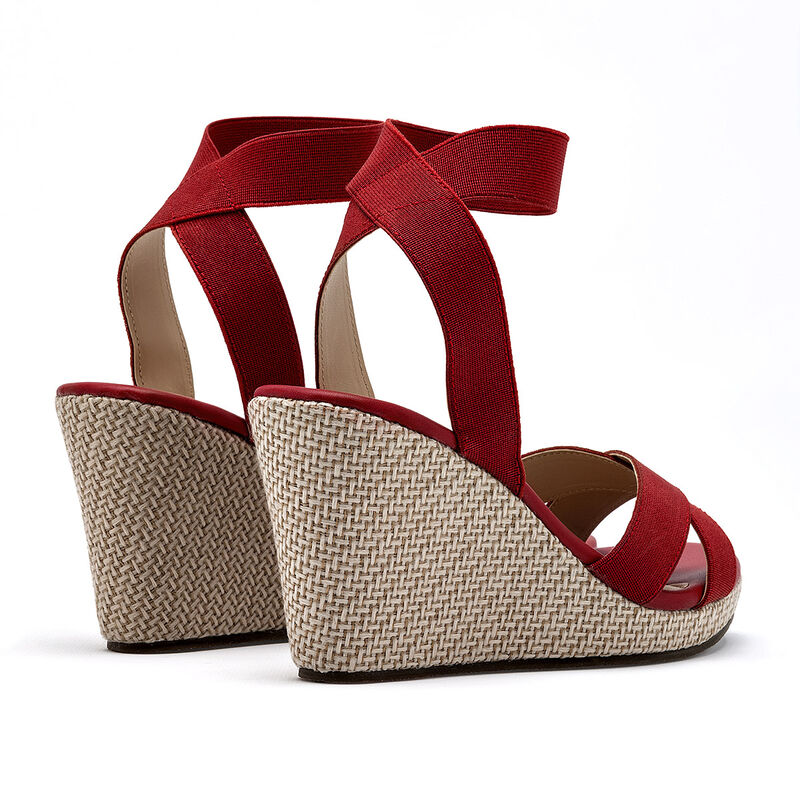 Been Class sandalia cu&ntilde;a para mujer rojo cod 14... image number null