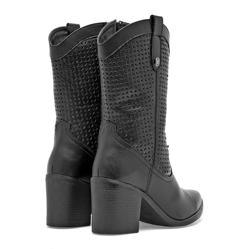 Moramora Bota Tac&oacute;n Para Mujer Negro Cod 140681... image number null