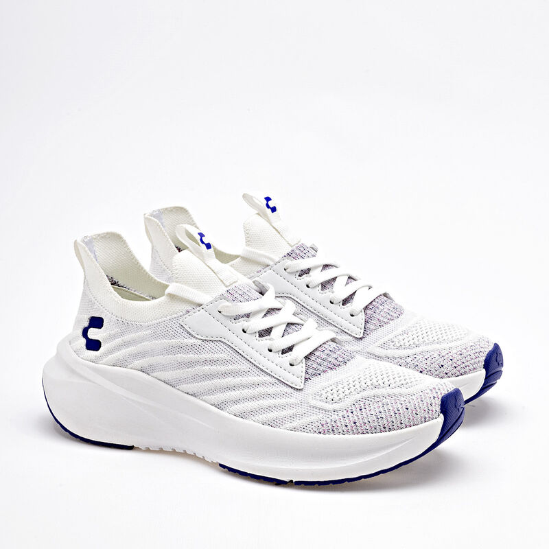Charly Tenis deportivo para mujer blanco, runni... image number null