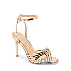Moramora zapatilla abierta para mujer dorado cod 141424-E