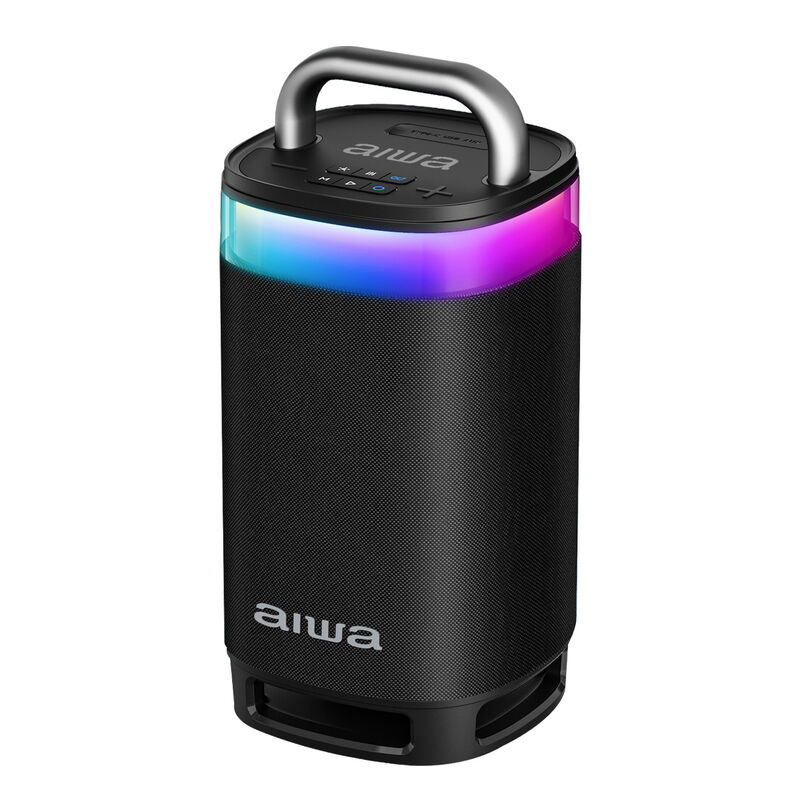Bocina Port&aacute;til Aiwa Aws68bt Bluetooth Tws Led ... image number null