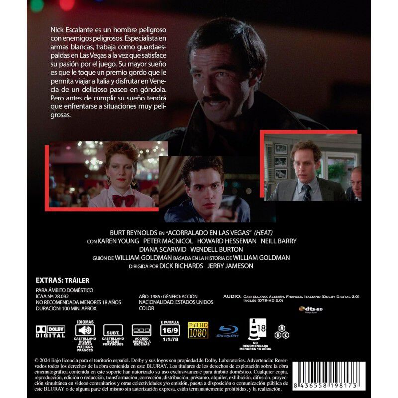 Acorralado En Las Vegas [blu-ray] (1986) Heat image number null