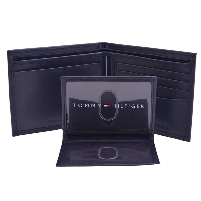 Cartera Tommy Hilfiger Para Hombre, Piel, Plieg... image number null