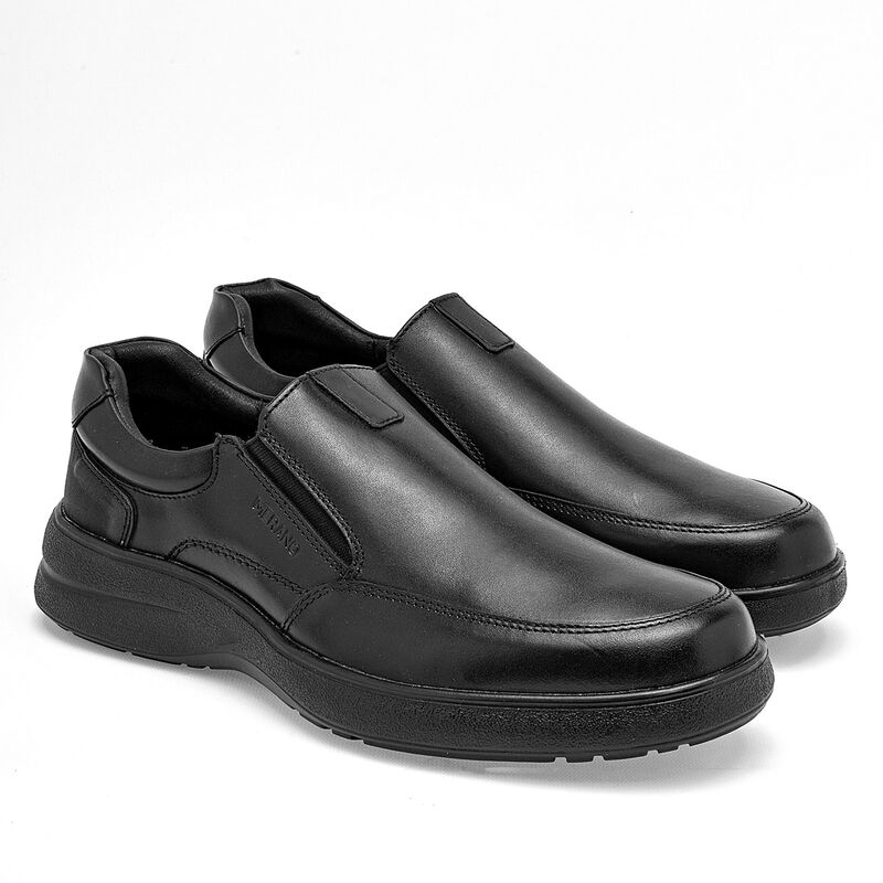 Merano zapato casual piel para hombre negro cod... image number null