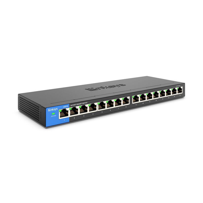 Conmutador De Red Linksys Lgs116 De 16 Puertos ... image number null