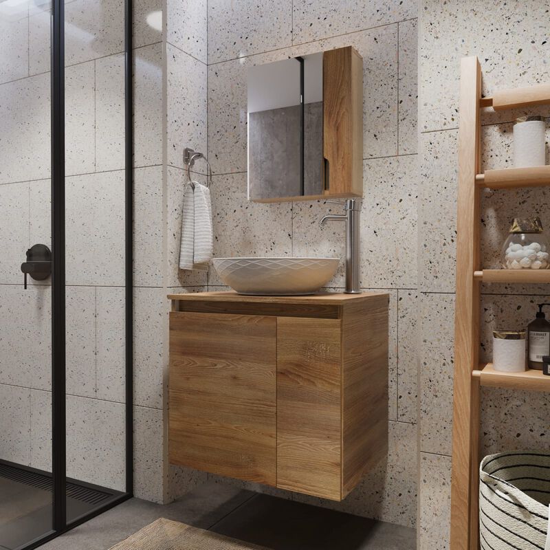 Lavamanos Elevado Guali ,Mueble flotante para b... image number null