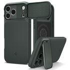 Funda Spigen Optik Armor Magfit Para iPhone 17 Pro - Verde Abismo