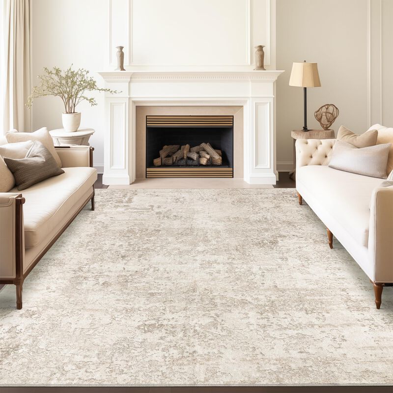 Alfombra Lavable Art&tuft Tpr53, Color Beige, 2... image number null