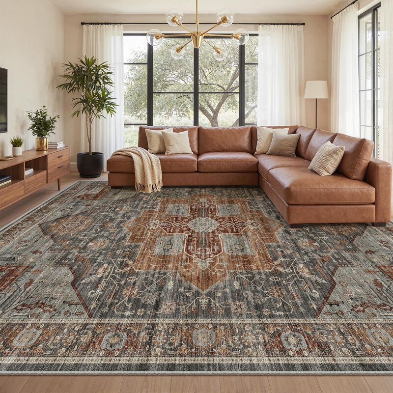 Alfombra Roxstand 274x366 Cm Lavable Antidesliz... image number null