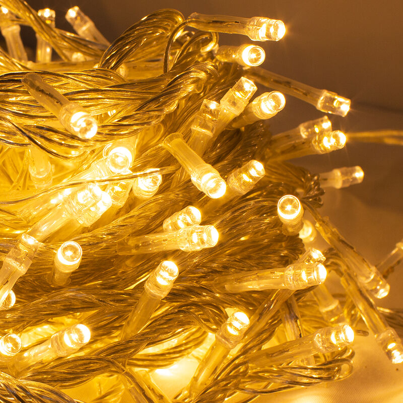 Serie Navide&ntilde;a 60 Led Luz C&aacute;lida 8 Funciones 3 ... image number null