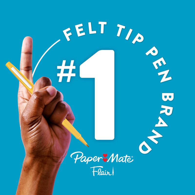 Rotuladores Paper Mate Flair Con Punta De Fielt... image number null