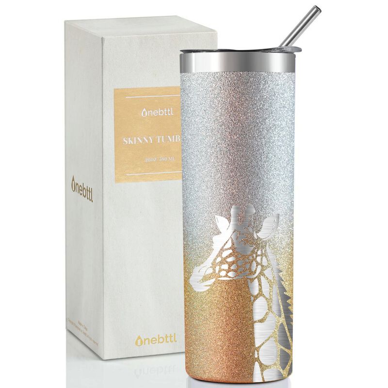 Vaso T&eacute;rmico Onebttl 590 ml Con Dise&ntilde;o De Jiraf... image number null