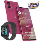Combo Moto Edge 50 Fusion 5G Dual 256GB/8RAM Rosa Más Smart Watch