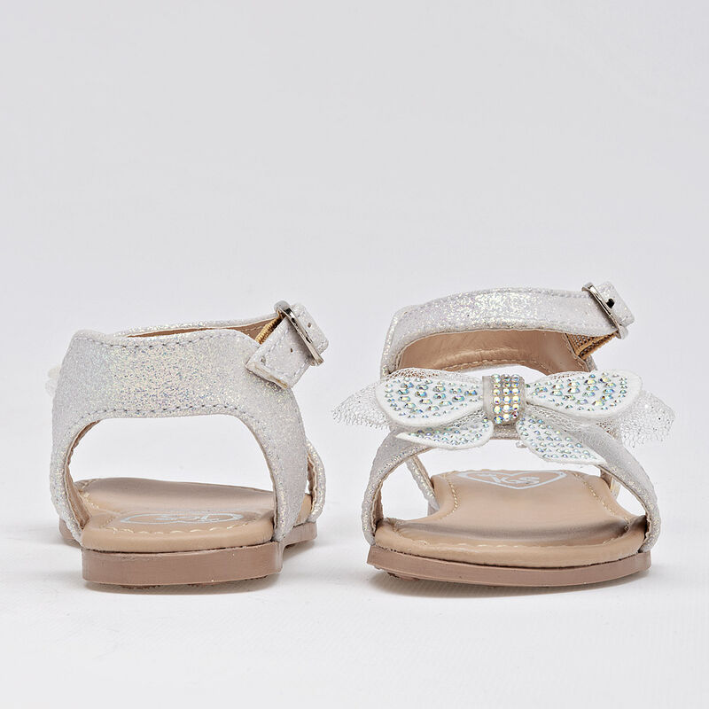 Ks Sandalia para bebé niña blanco tornasol image number null