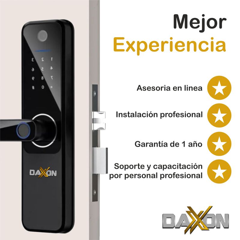 Cerradura Chapa Inteligente B44 PRO Wifi Huella... image number null