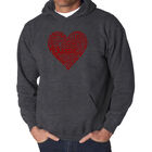 Sudadera Con Capucha Word Art Para Hombre - &Aacute;mate - Gris