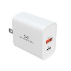 Cargador AC GHOSTEK USB-C PD USB-A 30W Universal Blanco doble