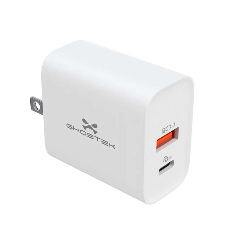 Cargador AC GHOSTEK USB-C PD USB-A 30W Universa... image number null