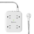 Tira multicontactos de 8 salidas con supresor de picos (310 J) y cargador USB C PD 20 W / 3 x USB 15