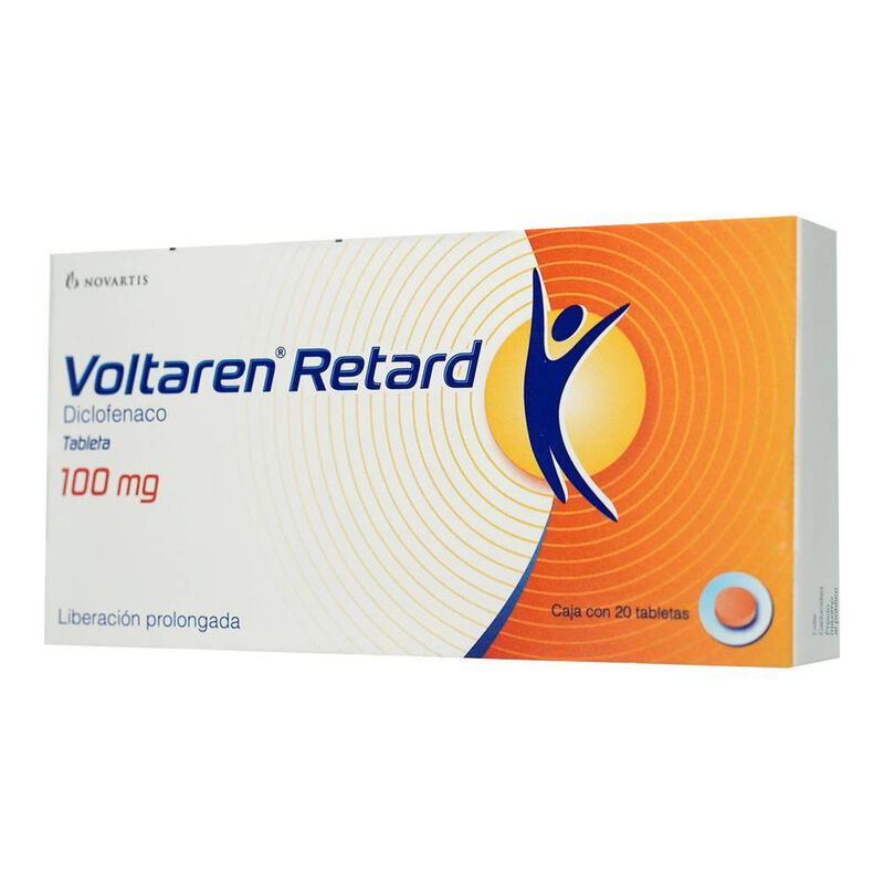 Voltaren 100 mg 20 tabletas 100 mg caja con 10 ... image number null