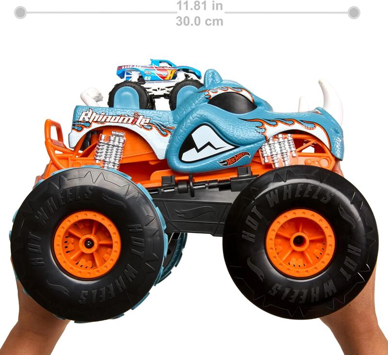HW MONSTER TRUCKS CONTROL REMOTO RHINOMITE 1:14... image number null
