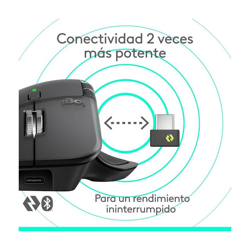 Mouse Inal&aacute;mbrico Logitech Mx Master 4 Bluetoot... image number null