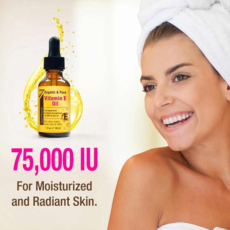 Aceite De Vitamina E Seven Minerals, Ultra Puro... image number null