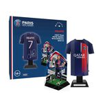 Camiseta Jersey Miniatura PSG Paris Saint-Germain Local 23/24 Con Diorama FirmaMbapp