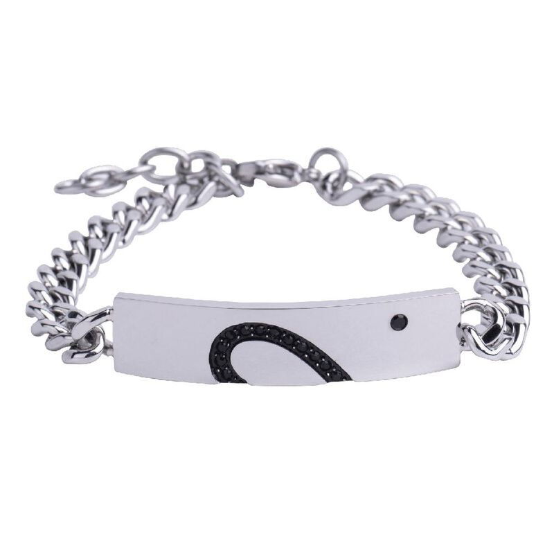 Pulseras Parejas Novios Tipo Esclava Regalos Na... image number null