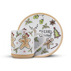 Vajilla Merry Christmas Ideen 8 Piezas para 4 Personas