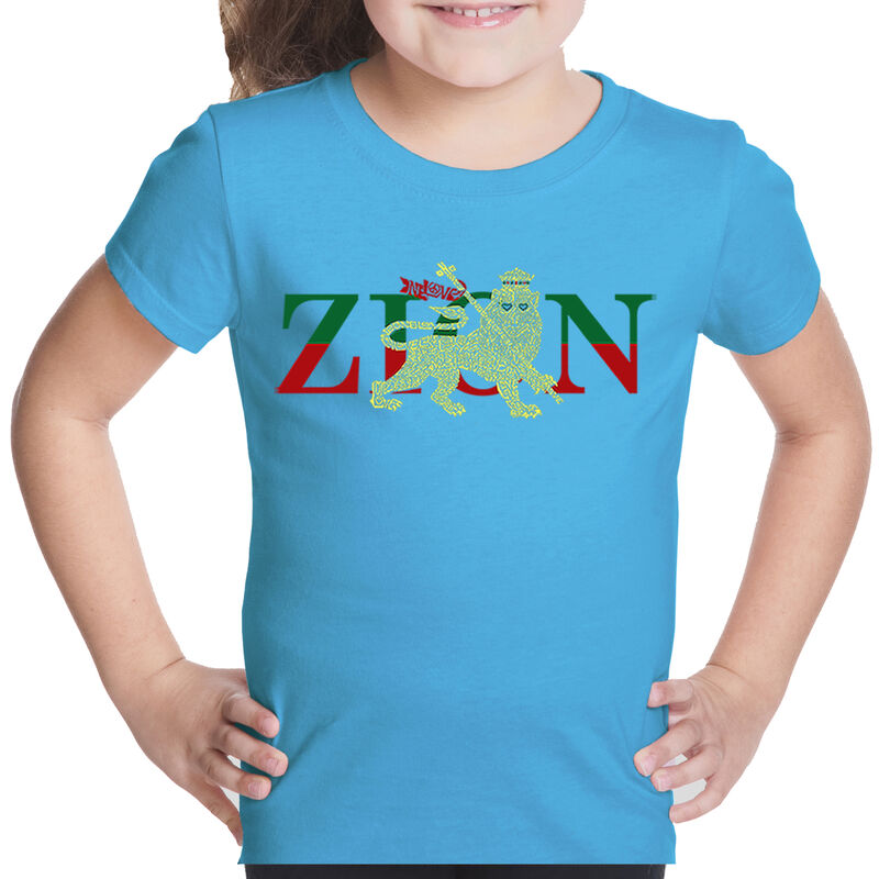 Camiseta Word Art Para Ni&ntilde;a - Zion &middot; One Love -... image number null
