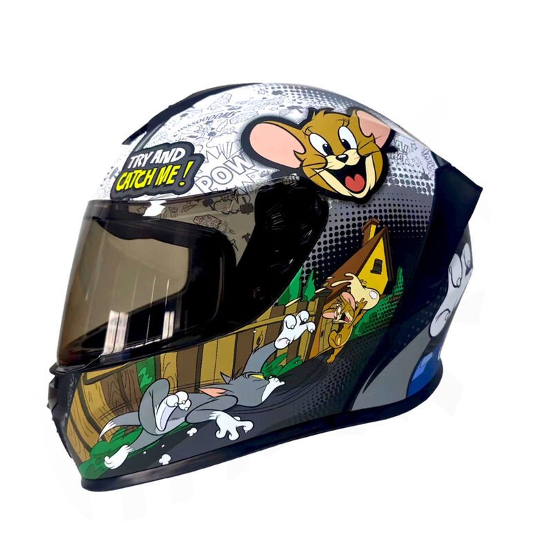 Casco Moto Edge Integral Frankie Tom & Jerry Ce... image number null