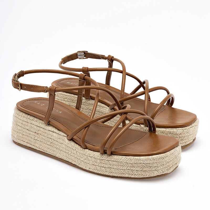 Raiz latina sandalia plataforma para mujer came... image number null
