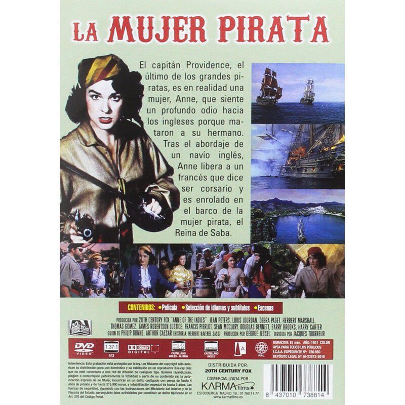 La Mujer Pirata [dvd] image number null