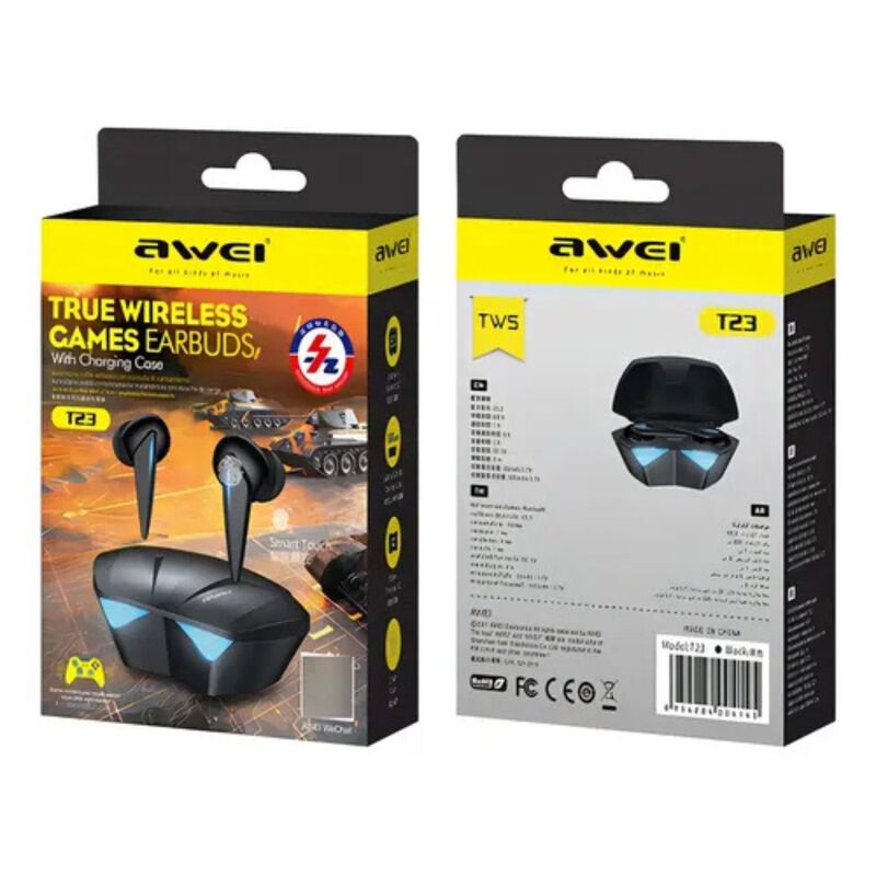 Awei T23 Audifonos Para Videojuegos (negro) image number null