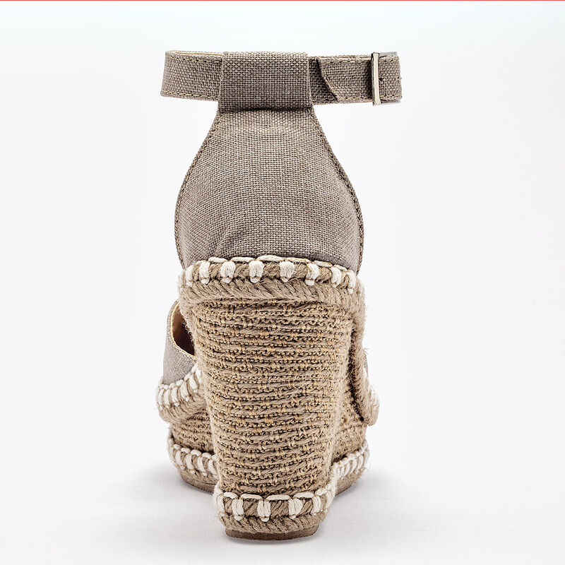 Moramora sandalia cu&ntilde;a para mujer beige cod 140... image number null