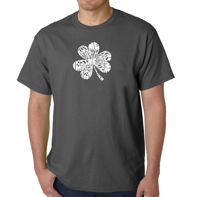 Camiseta Word Art Para Hombre - Kiss Me I'M Iri... image number null