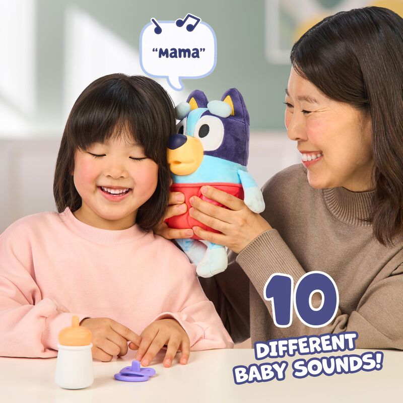 Peluche Bluey Care And Cuddle Soft Baby De 28 C... image number null