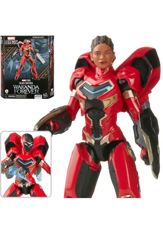 Figura De Acci&oacute;n Marvel Legends Ironheart Black... image number null
