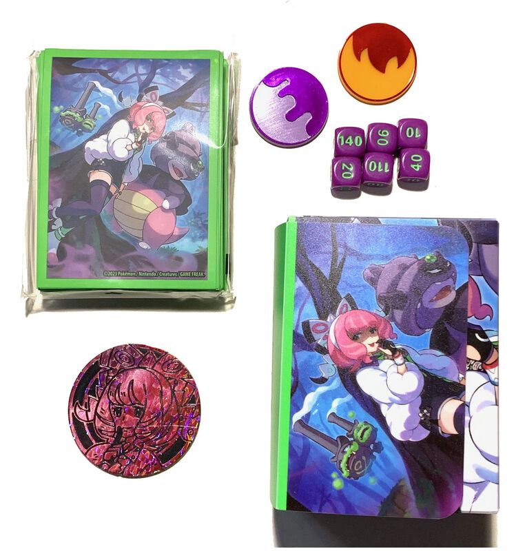 Set De Fundas Para Cartas Pok&eacute;mon X65 Con Caja ... image number null