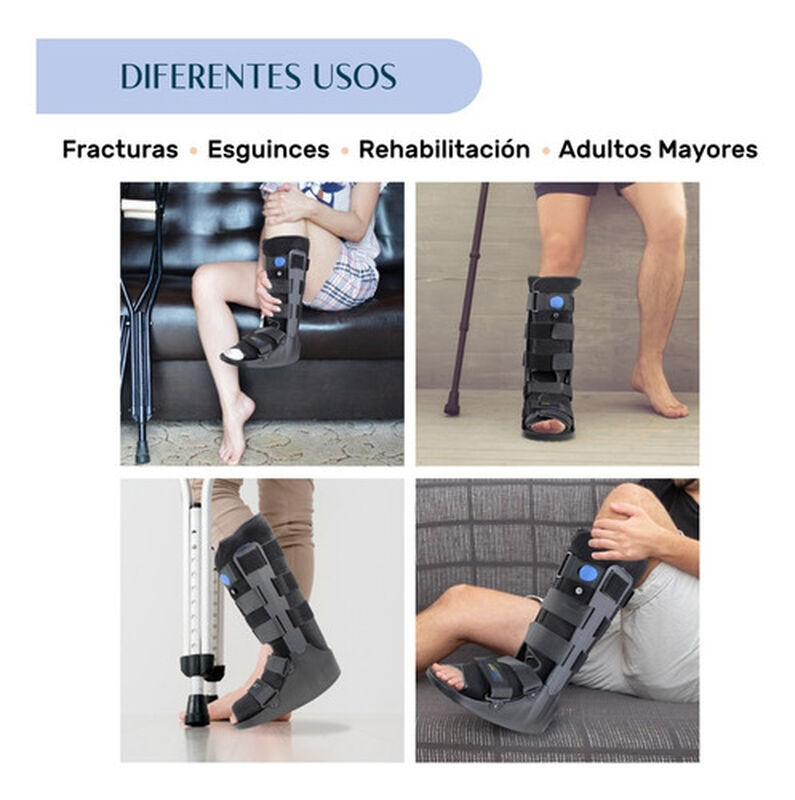Bota Neum&aacute;tica Ortopedica Ferula Walker Larga I... image number null