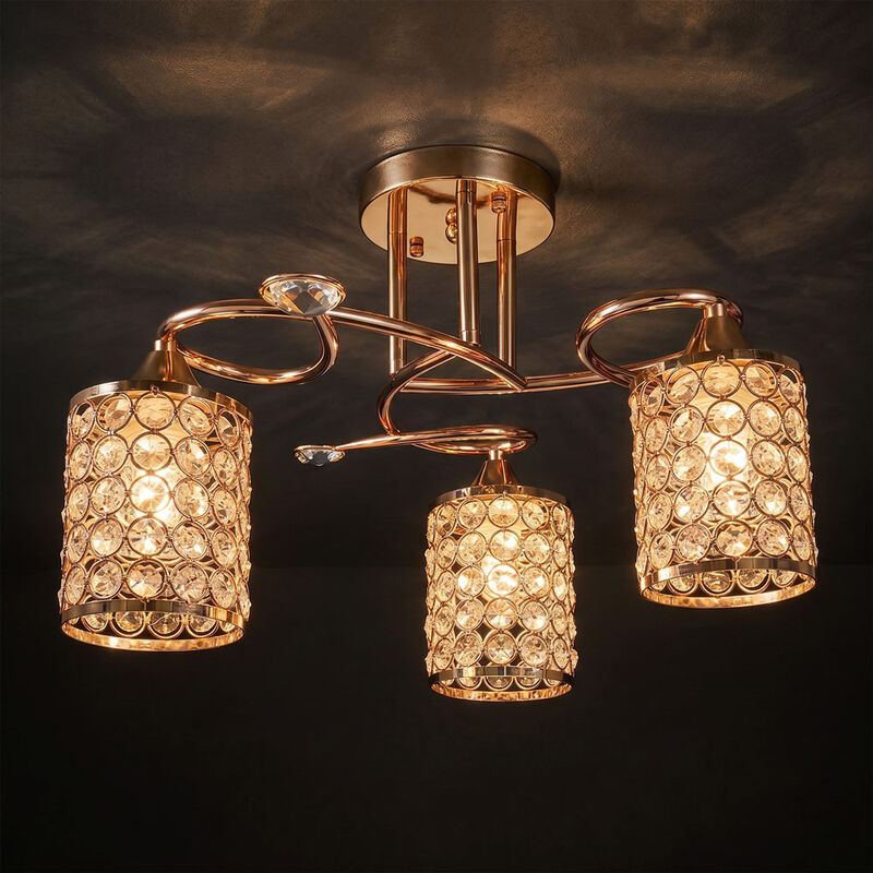 L&aacute;mpara de Techo MIL LUCES KALISH 003 DORADO - ... image number null