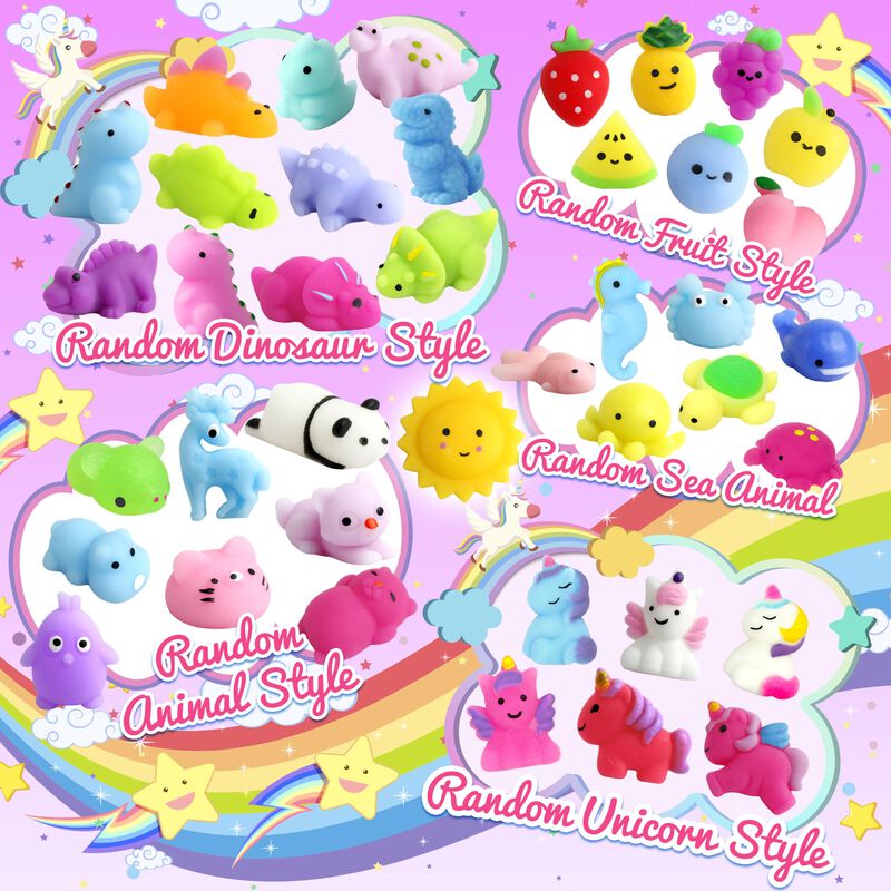 Mochi Squishy Toys Octeric, Paquete De 150 Unid... image number null