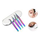 Set De 4 Pinzas Kit De Pestañas 1x1 Volumen Tornasol