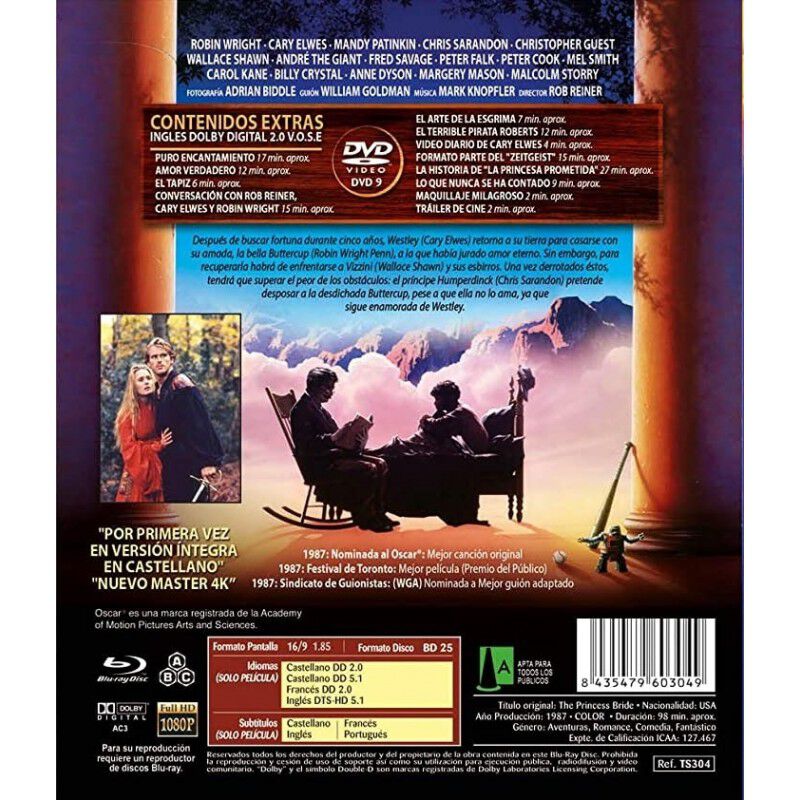 La Princesa Prometida (dvd Con Extras) [blu-ray... image number null
